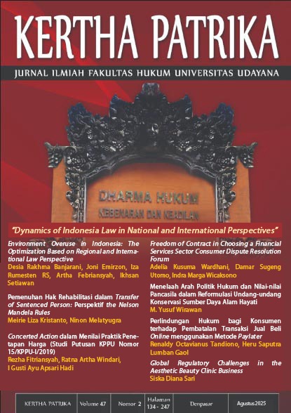 					View Vol. 47 No. 2 (2025): Dynamics of Indonesia Law in National and International Perspectives
				