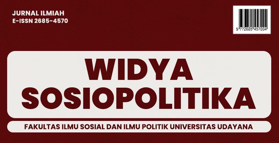 Jurnal Ilmiah Widya Sosiopolitika